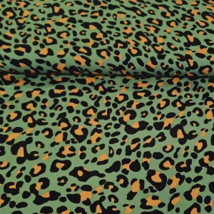 100% Viscose - Leopard Print