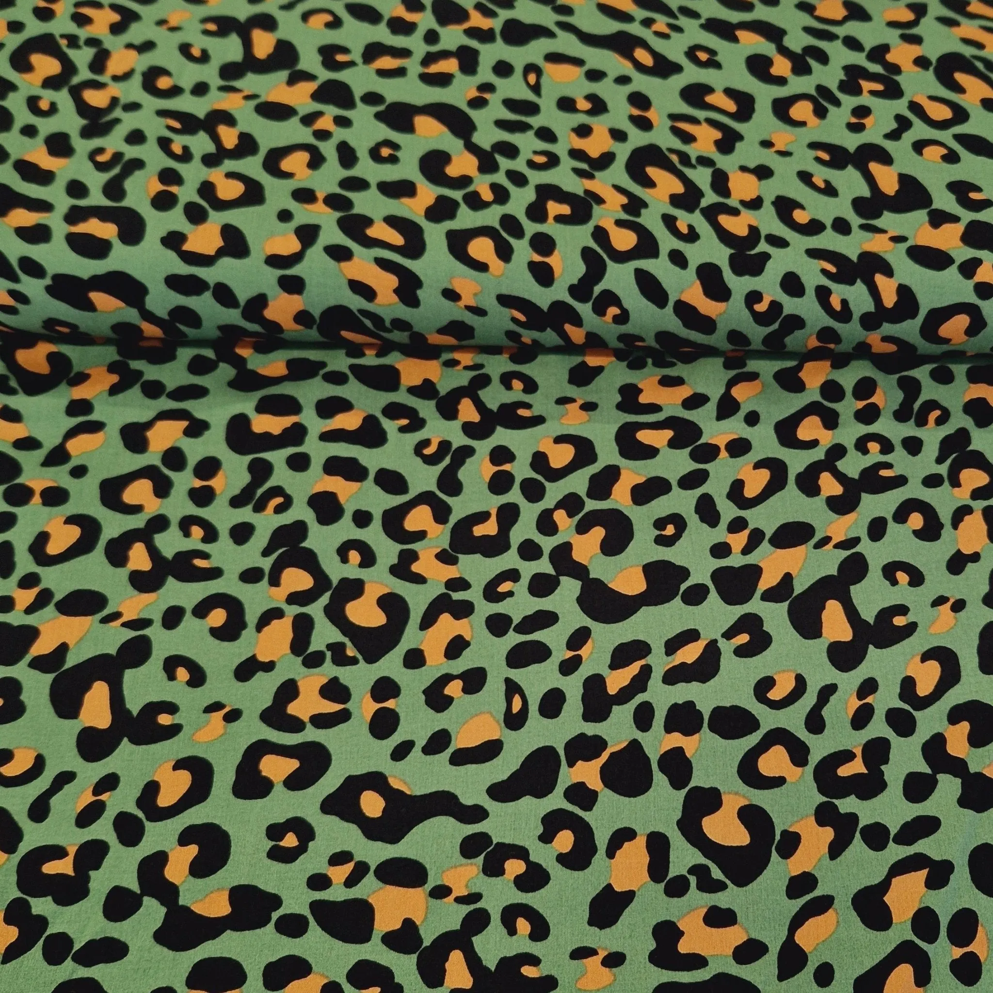 100% Viscose - Leopard Print