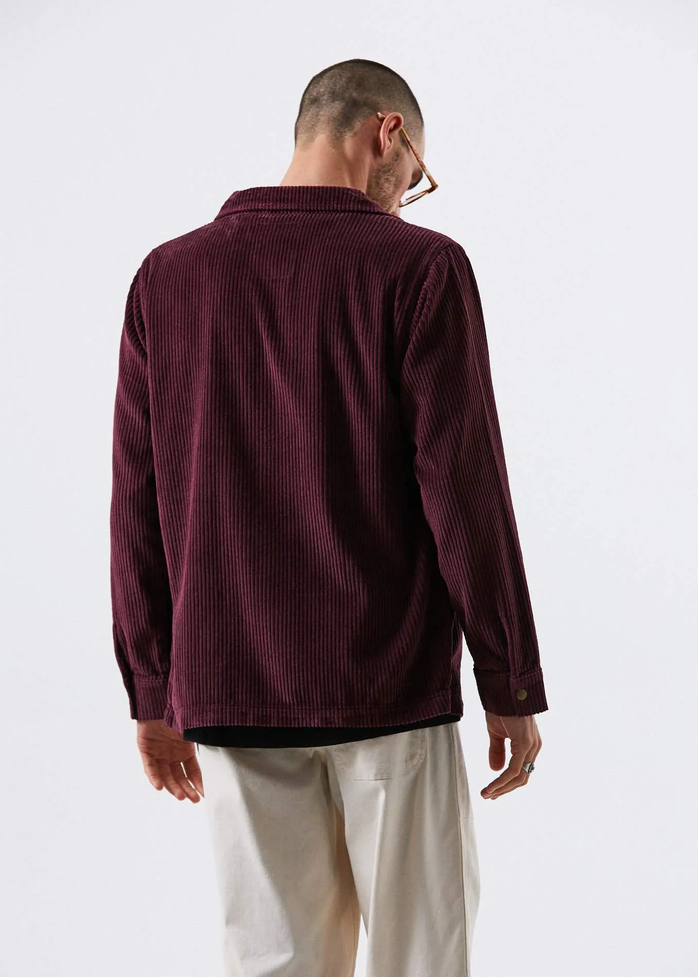 Afends Mens Enjoy - Corduroy Coach Jacket