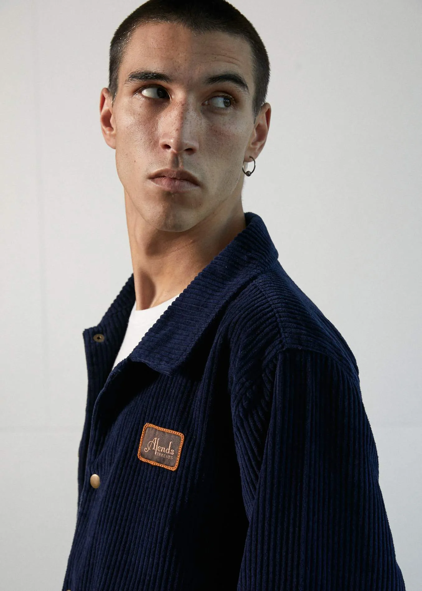 Afends Mens Enjoy - Corduroy Coach Jacket