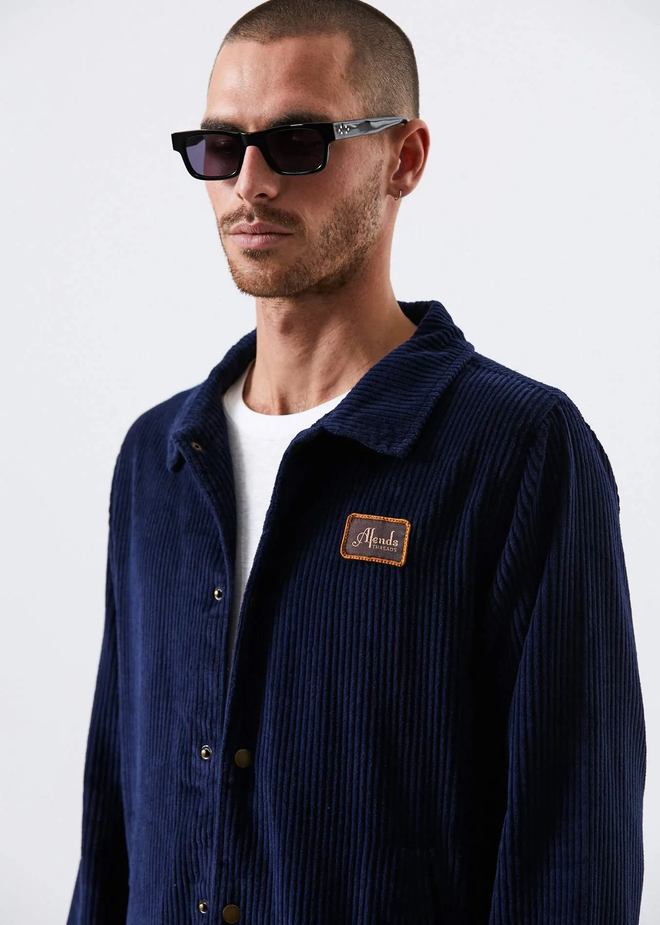 Afends Mens Enjoy - Corduroy Coach Jacket