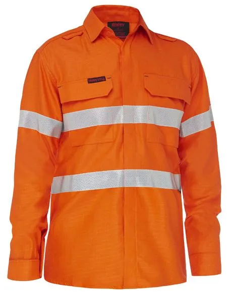 Apex 160 Taped Hi Vis FR Ripstop Vented Shirt - BS8339T