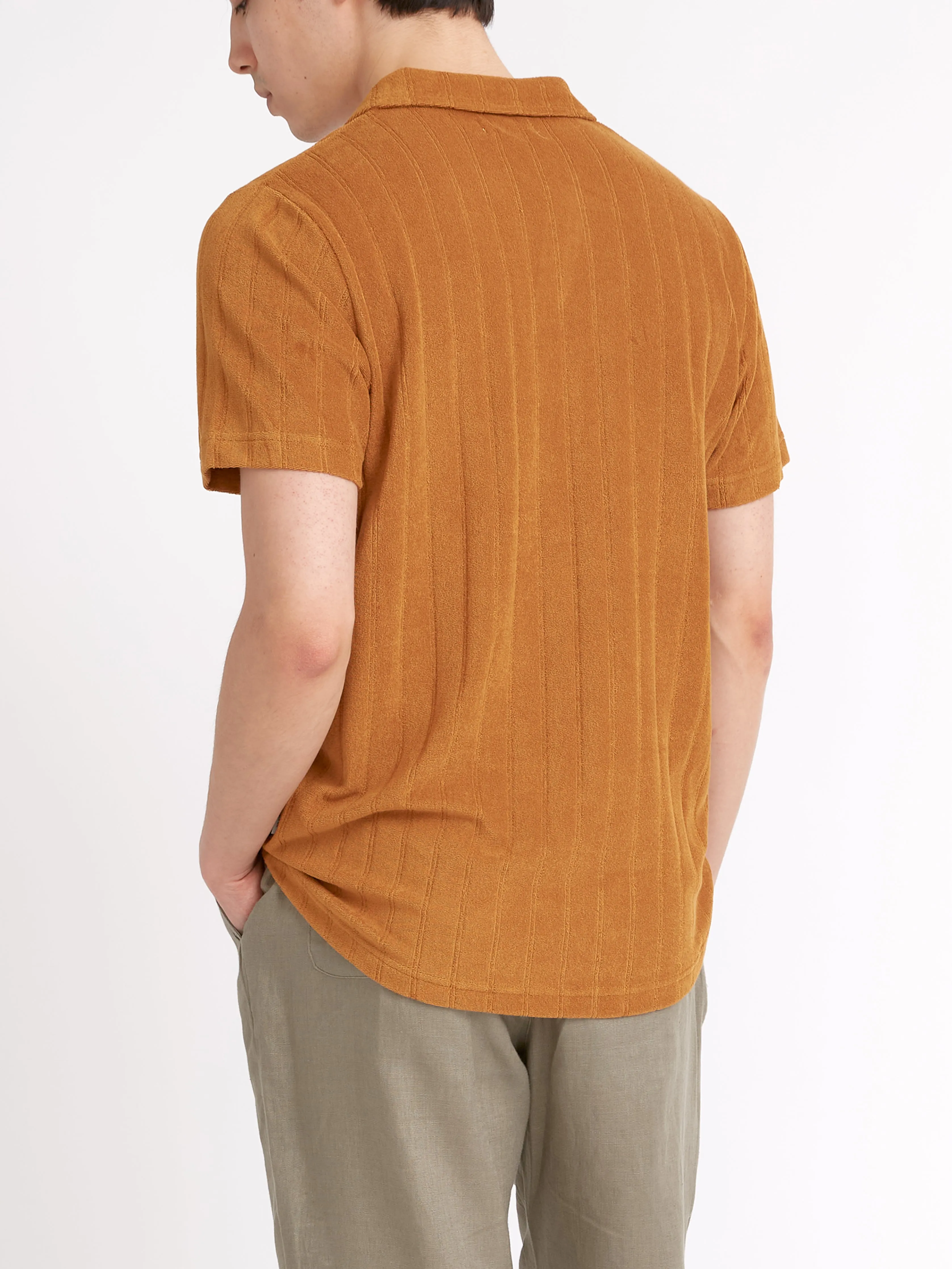 Austell Short Sleeve Polo Shirt Haywood Ochre