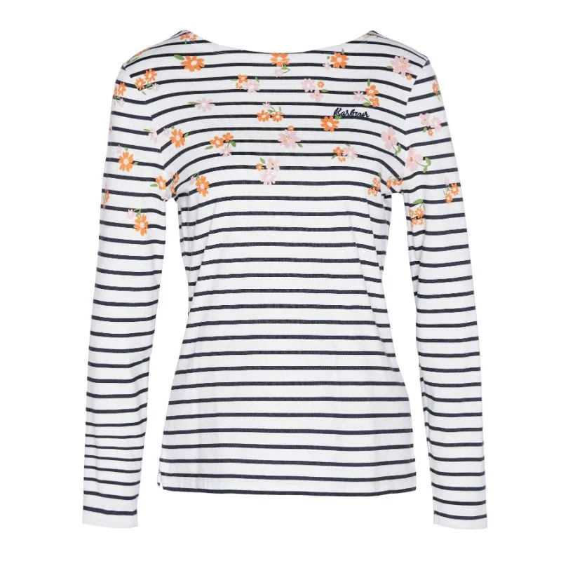 Barbour Bradley Print Ladies Long Sleeve Top - Coast Print