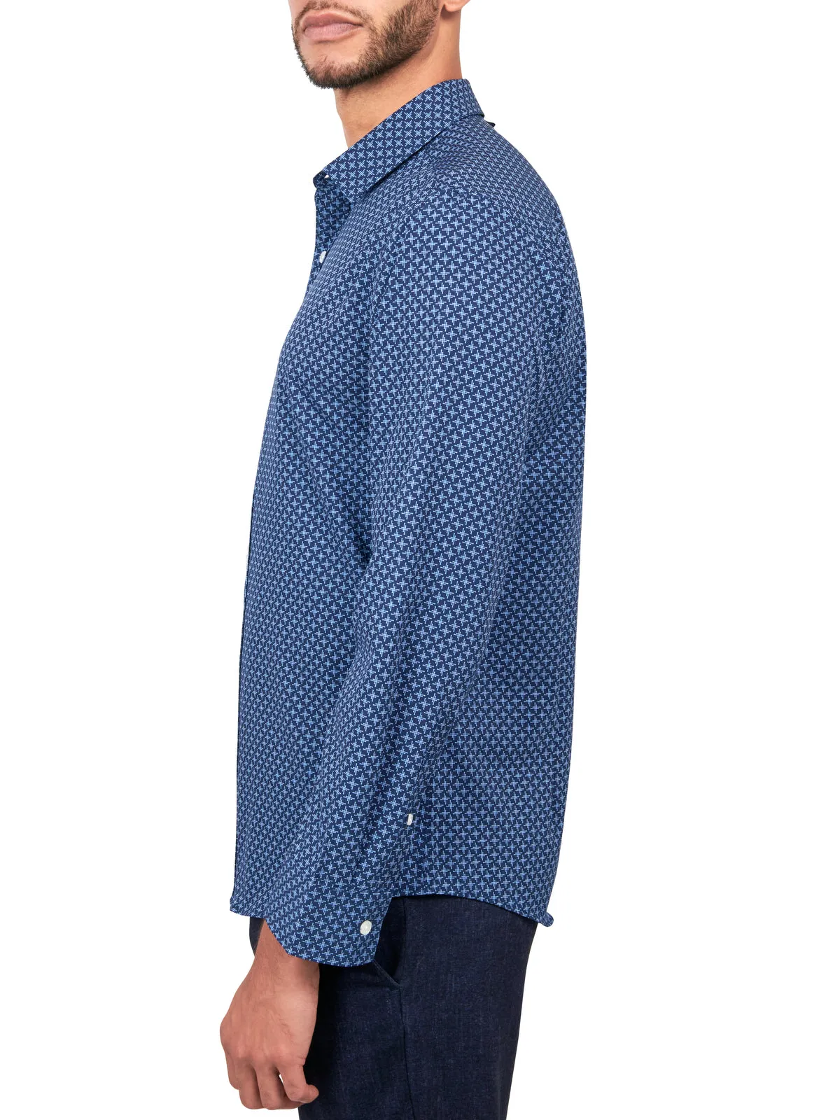 Cross Hatch Long Sleeve Shirt