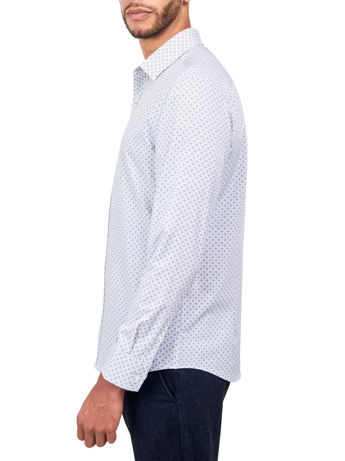 Cross Hatch Long Sleeve Shirt