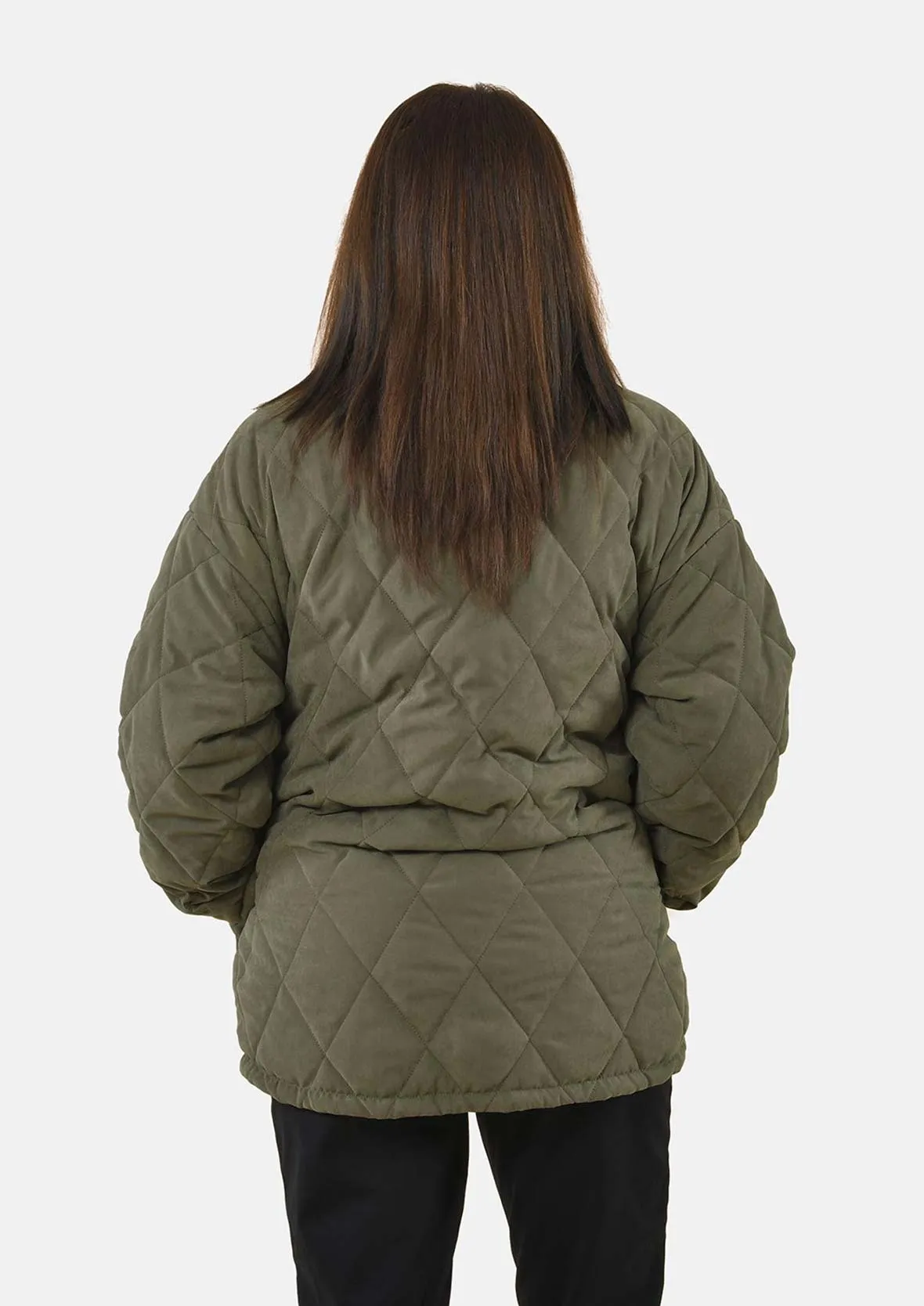 Long Sleeves Quilted Jacket