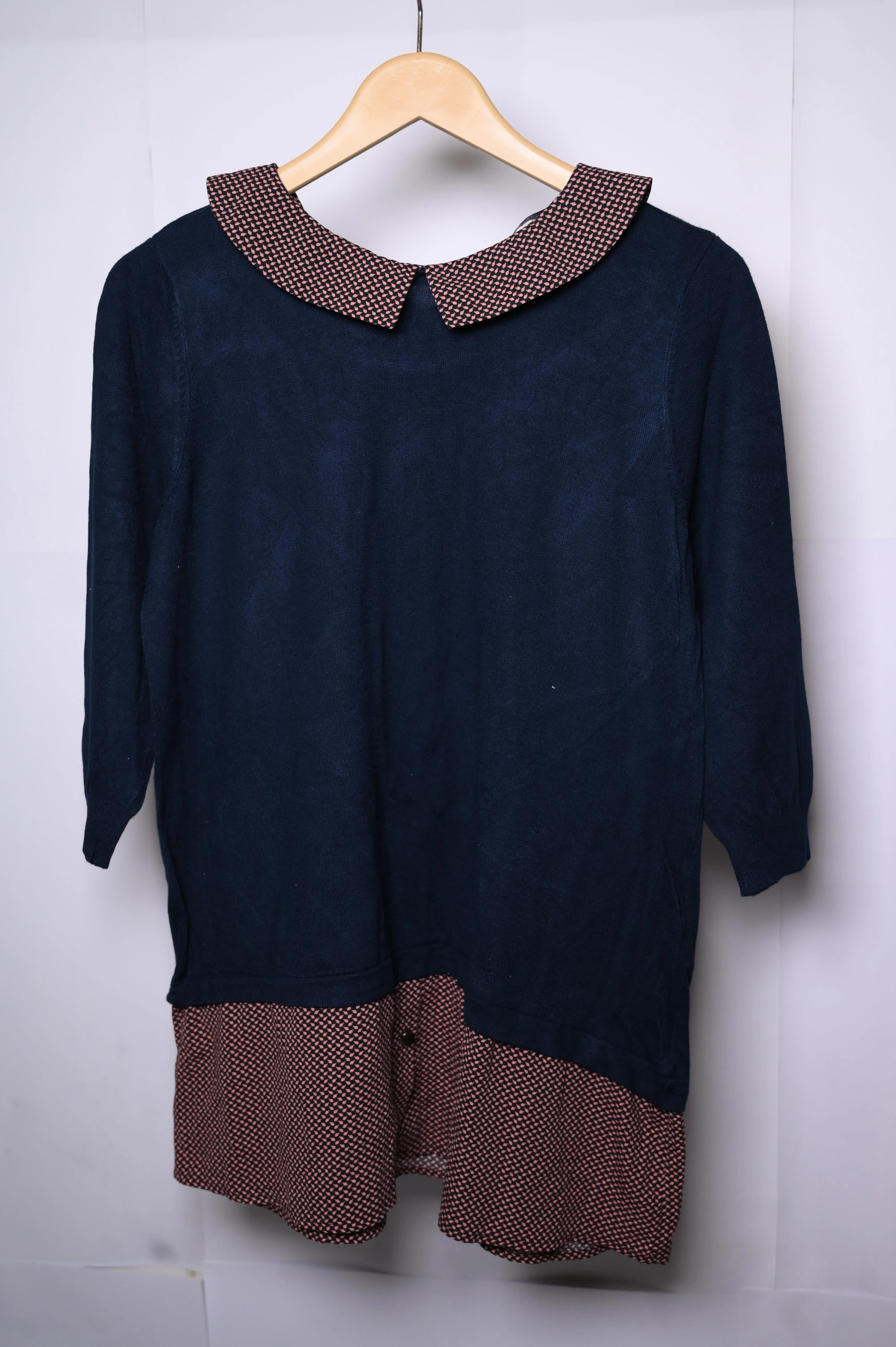 M&S Blue Winter Blouse