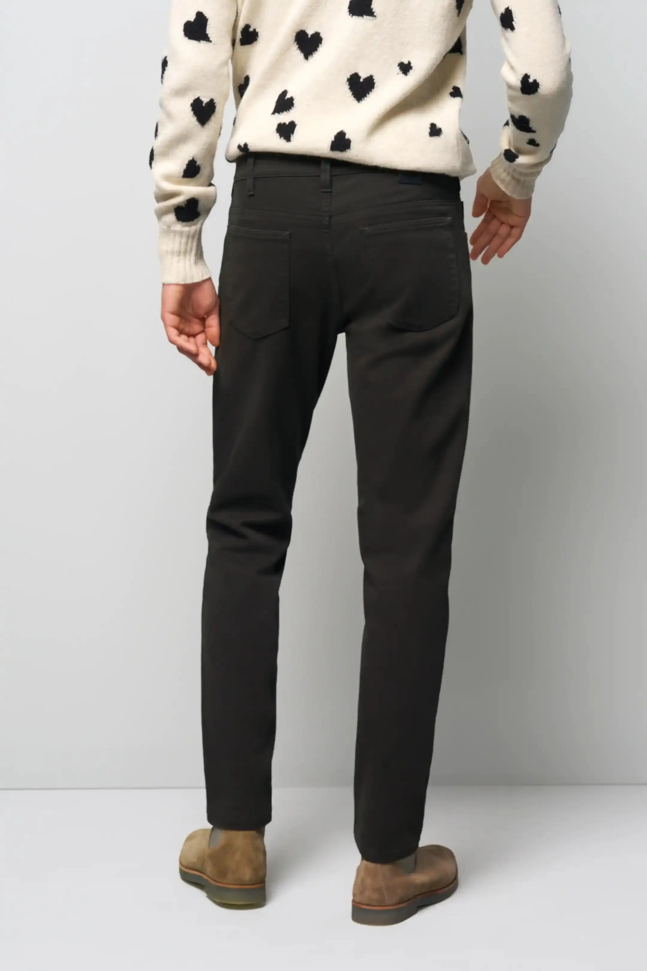 MEYER M5 Jeans - 6188 Cotton Twill Chinos - Charcoal