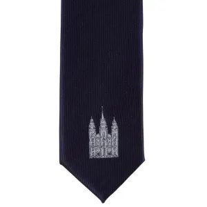 NTT - SL2 Navy Salt Lake City Utah Children's Single Temple Tie - Narrow Width