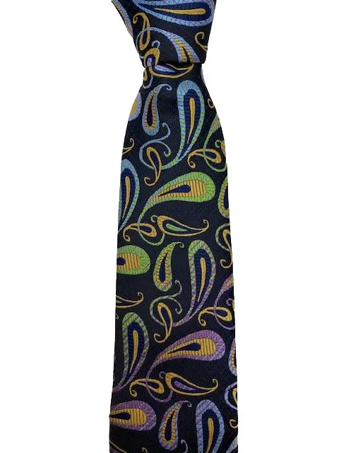 Rainbow Paisley Necktie