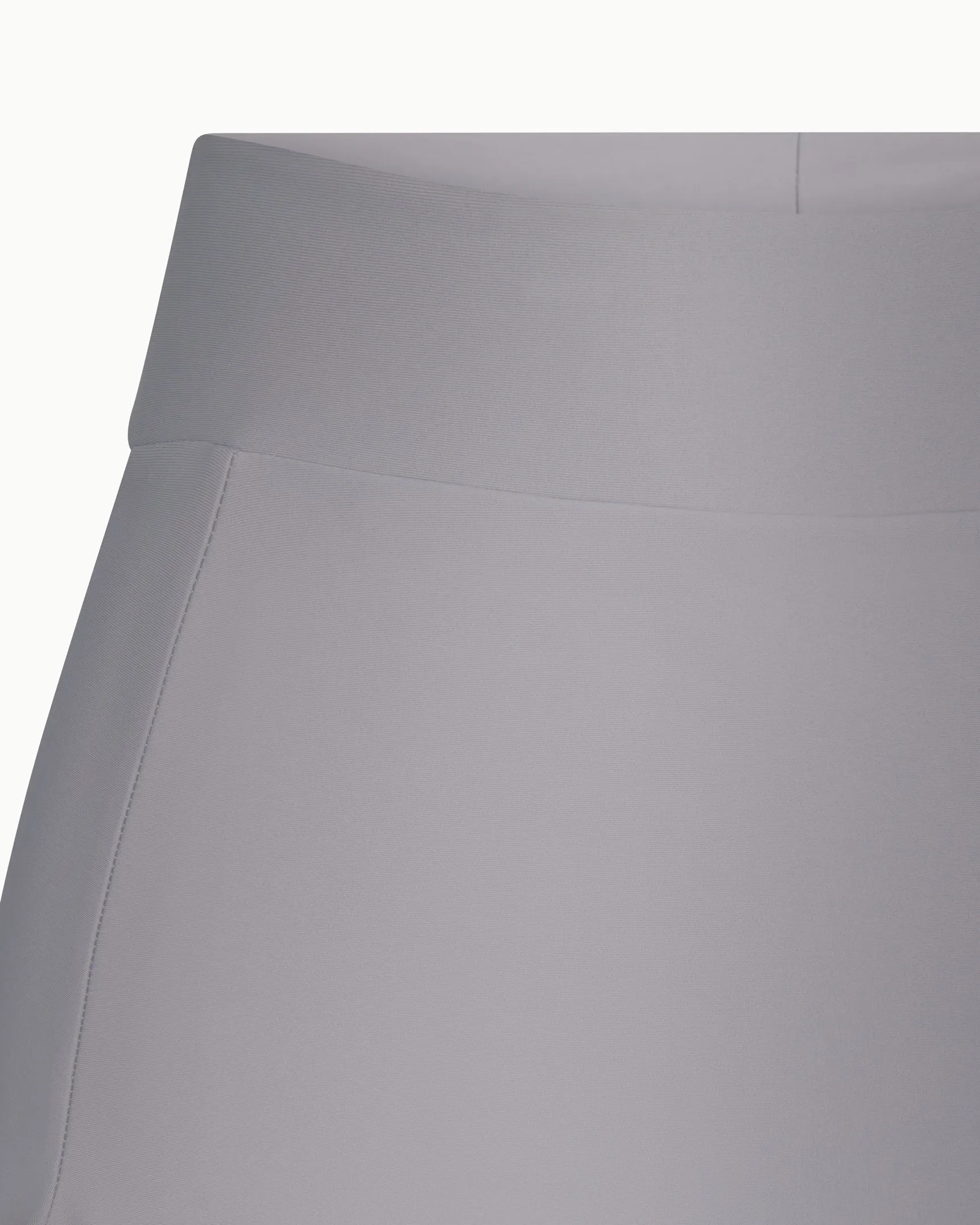 Sleek Stretch Asymmetrical Skirt | Steel Grey