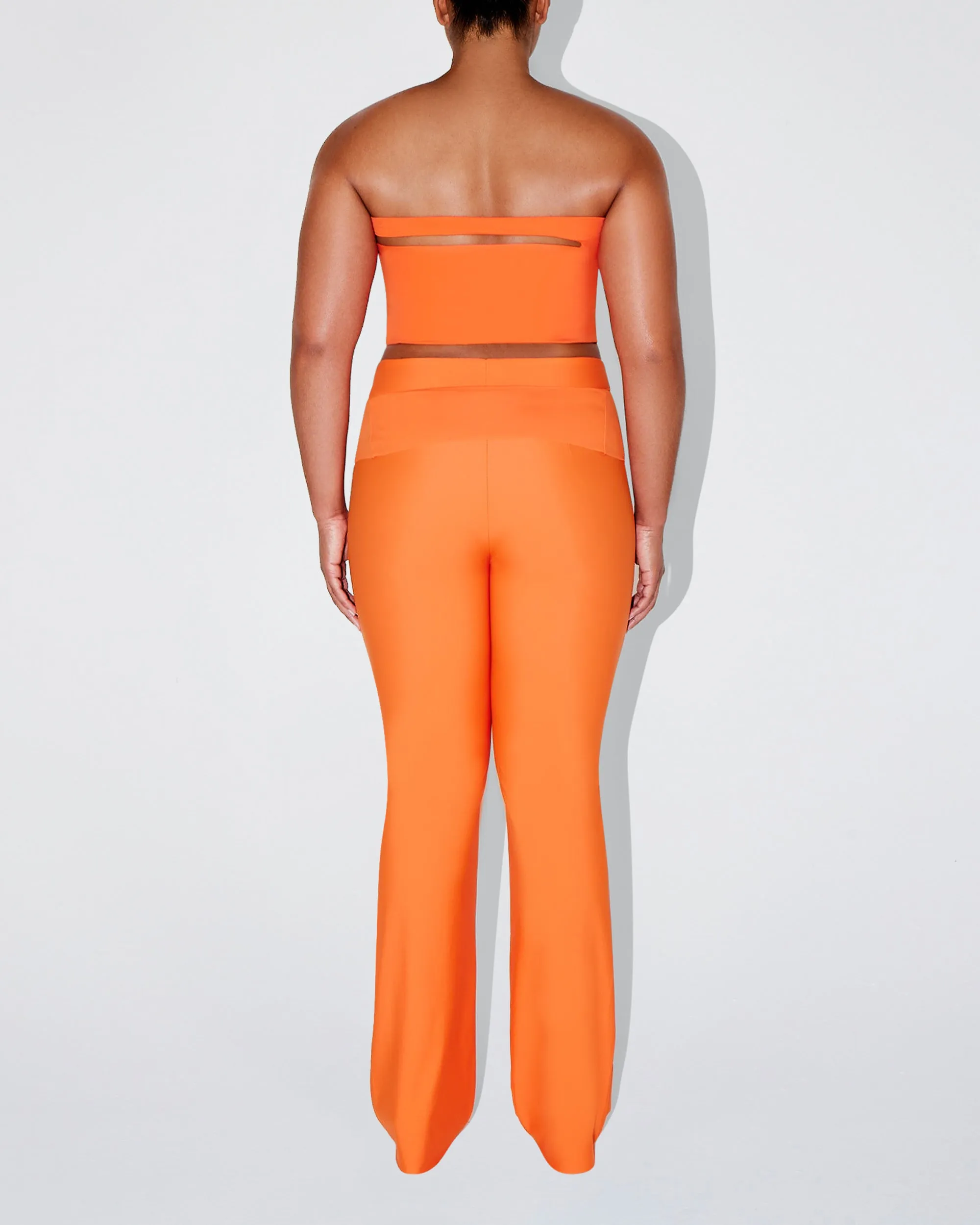 Sleek Stretch Tube Top | Papaya