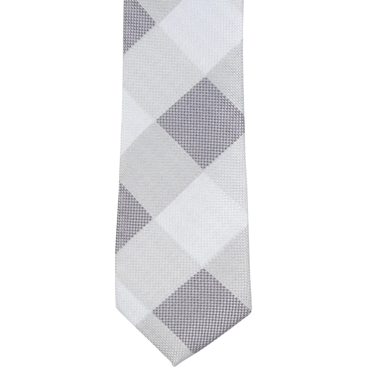 ST5 - Gray Diamond Plaid - Skinny Width