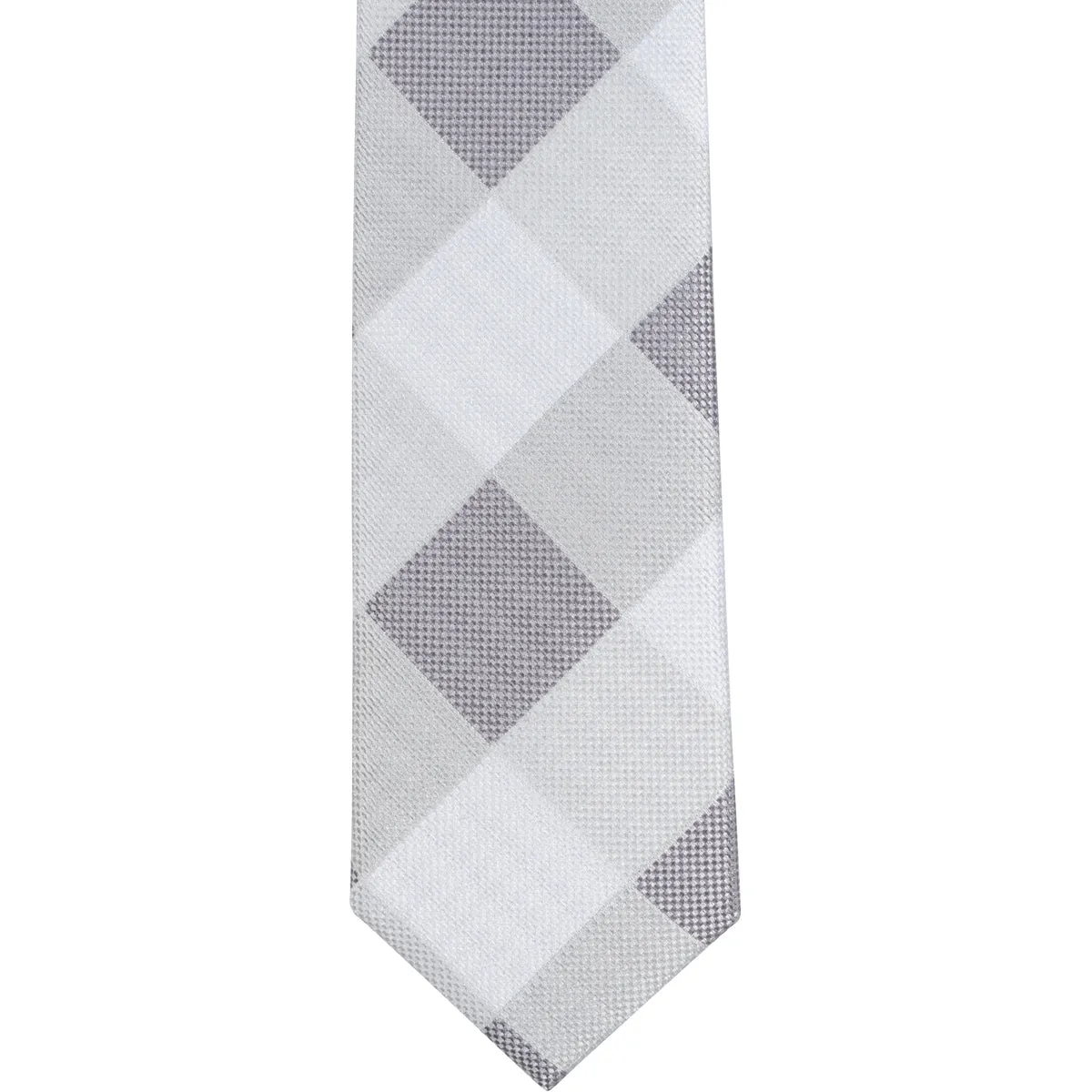 ST5 - Gray Diamond Plaid - Skinny Width