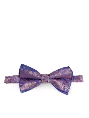 Steven Land Pink and Purple Paisley Bow Tie Set