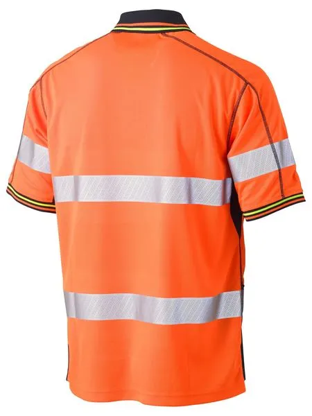 Taped Hi Vis Polyester Mesh Polo - BK1219T