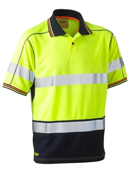 Taped Hi Vis Polyester Mesh Polo - BK1219T