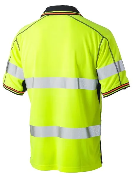 Taped Hi Vis Polyester Mesh Polo - BK1219T