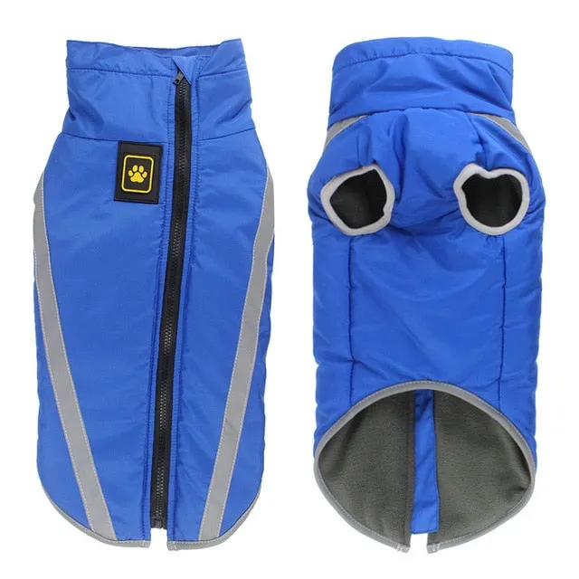 Waterproof Padded Fleece Jackets For Dogs