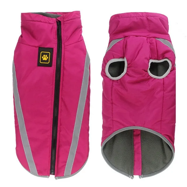 Waterproof Padded Fleece Jackets For Dogs