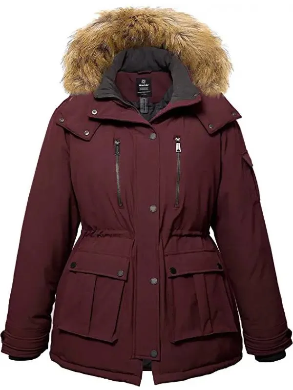 Women's Plus Size Puffer Jacket