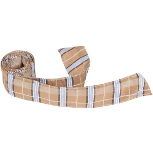 XN26 HT - Brown/Blue Plaid - Matching Hair Tie