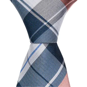 XP11 - Peach/Navy Plaid - Standard Width