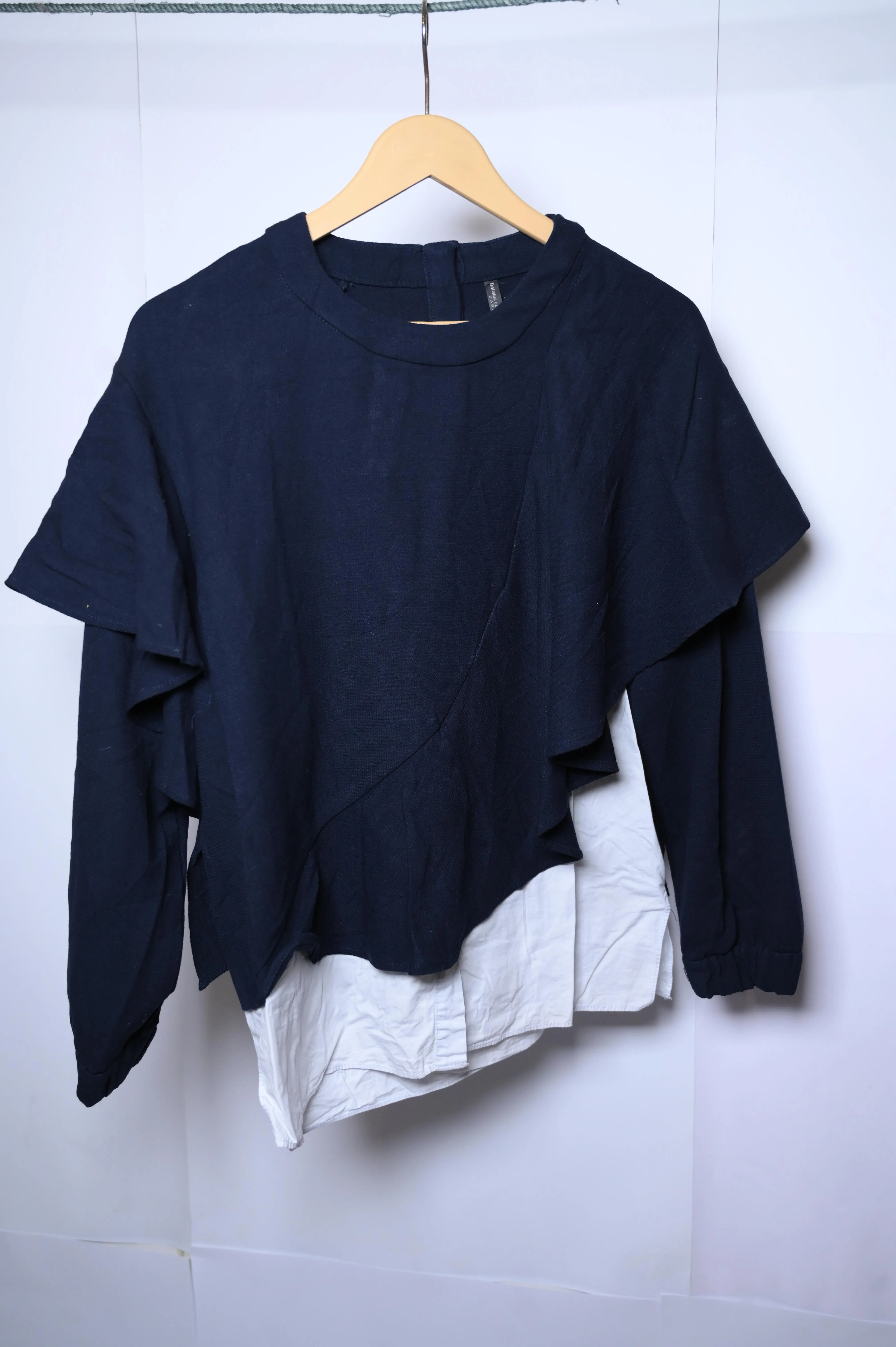 Zara Blue Winter Blouse